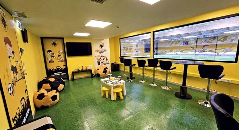 ΑΕΚ: Κανονικά σε λειτουργία το Sensory Room στον αγώνα με τον Ολυμπιακό