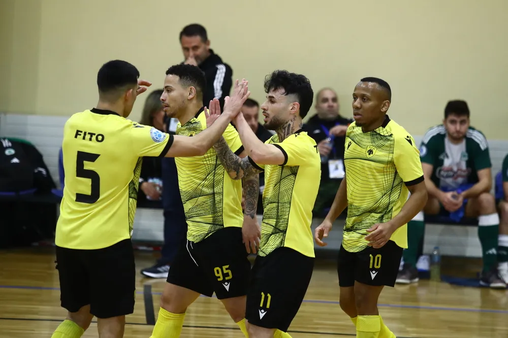 Futsal: Κυριάρχησε στο ντέρμπι και επικράτησε με 3-1 του Παναθηναϊκού η ΑΕΚ!