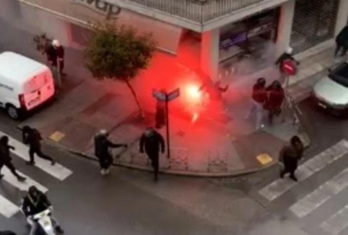 Οπαδικό επεισόδιο στη Θεσσαλονίκη: Φίλοι του Άρη κινήθηκαν εναντίον πεζού (vid)