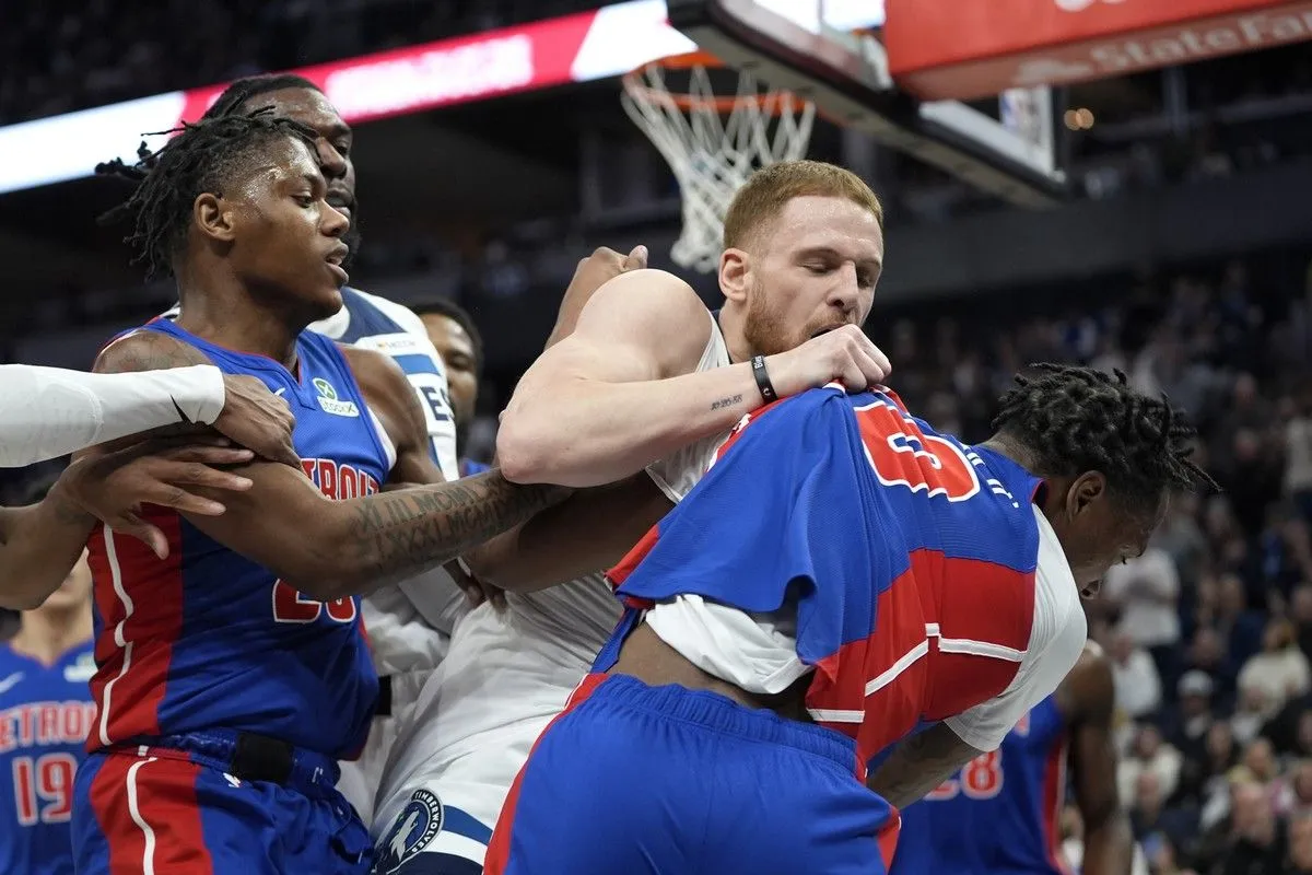 NBA: Απίστευτη ένταση και επτά αποβολές στο Τίμπεργουλβς – Πίστονς (vid)