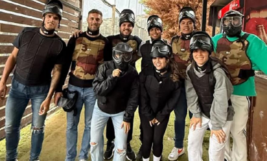 ΑΕΚ: Πινέδα, Περέιρα και Λαμέλα έπαιξαν paintball (pic)
