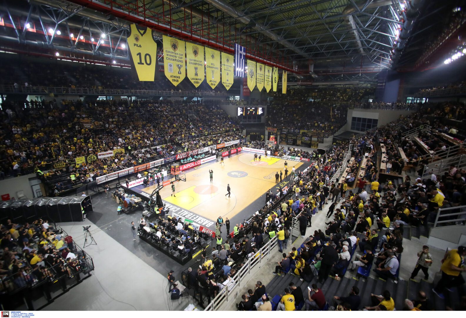 ΑΕΚ Betsson: «Πυρετώδεις» εργασίες στην Sunel Arena ενόψει του Final 4 του BCL