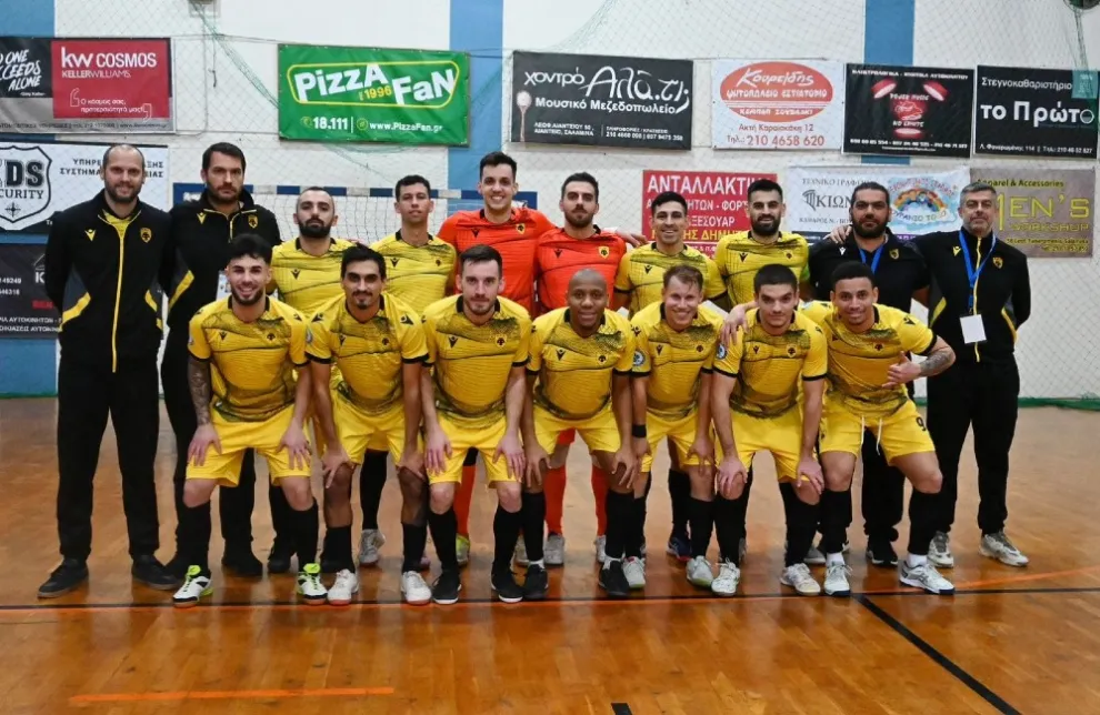 ΑΕΚ Futsal Ανδρών: Στην τελική ευθεία για ημιτελικό με τον Ερμή Ζωγράφου