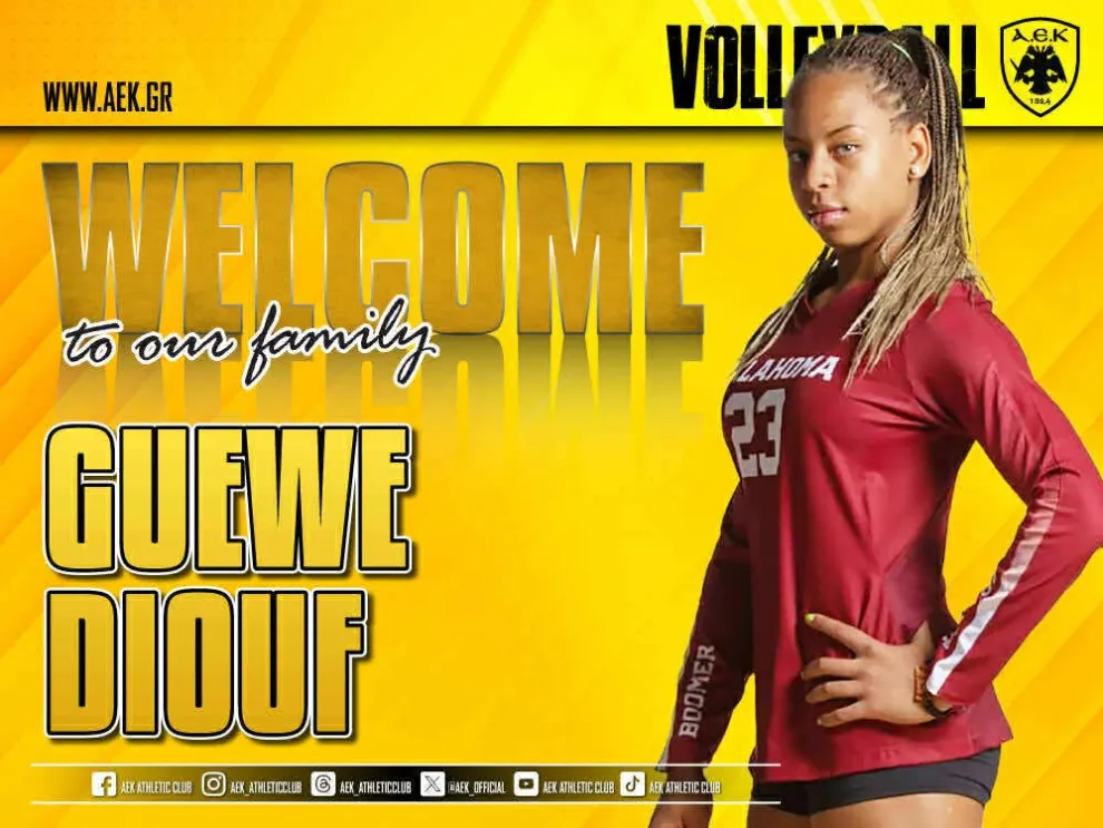 Βόλεϊ Γυναικών: Η ΑΕΚ ανακοίνωσε την απόκτηση της Γκιούε Ντιούφ!
