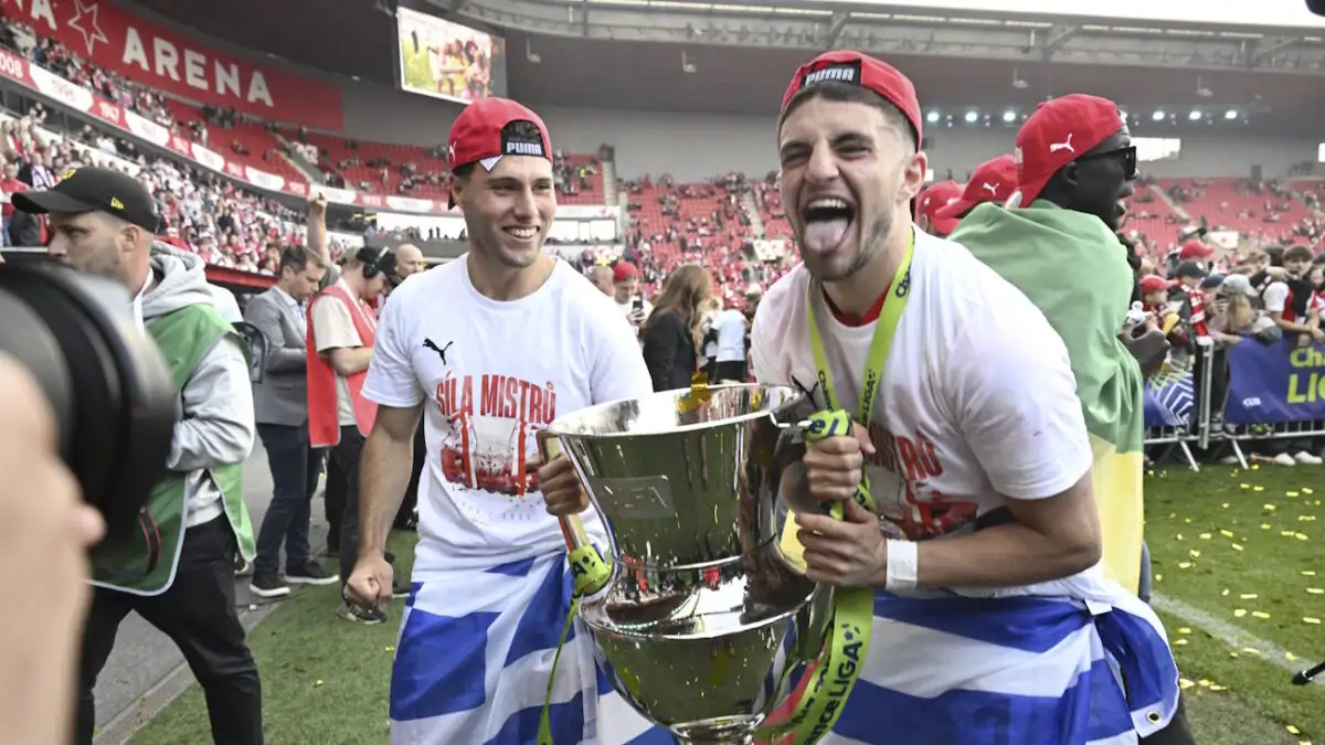 Σλάβια Πράγας: Κατέκτησαν το Πρωτάθλημα οι Μπότος και Ζαφείρης