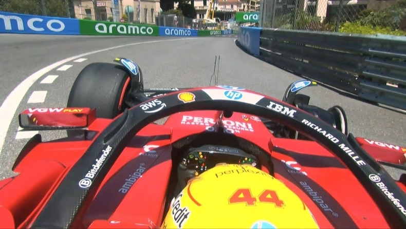 Formula 1: Σοβαρή σύγκρουση για τον Λιούις Χάμιλτον στο Μονακό (VIDEO)