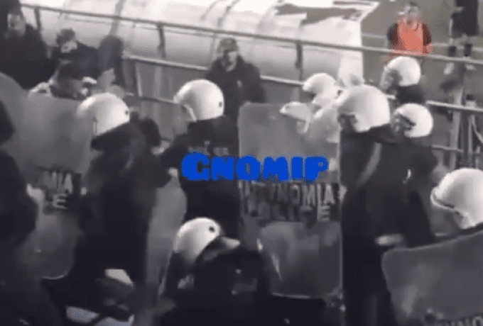Επεισόδια στον τελικό Κυπέλλου Ερασιτεχνών: Χάος με ξύλο και προσαγωγές (vid)