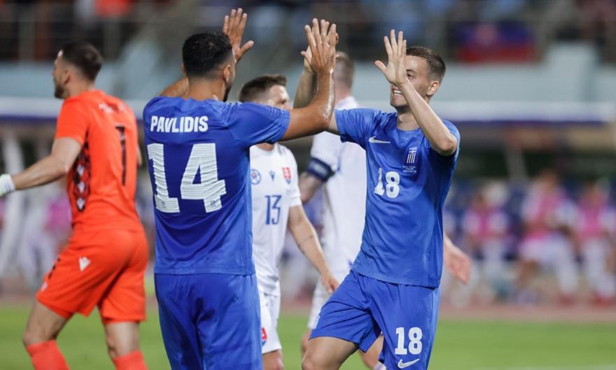 Φιλικό… παράσταση: Η Ελλάδα «σκόρπισε» τη Σλοβακία με 4-1 στο Παγκρήτιο!