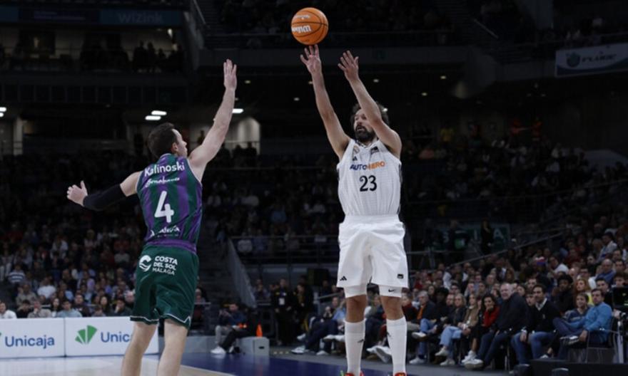 Νίκησε με 86-84 η Ουνικάχα Μάλαγα και μείωσε σε 2-1 τη σειρά με τη Ρεάλ Μαδρίτης