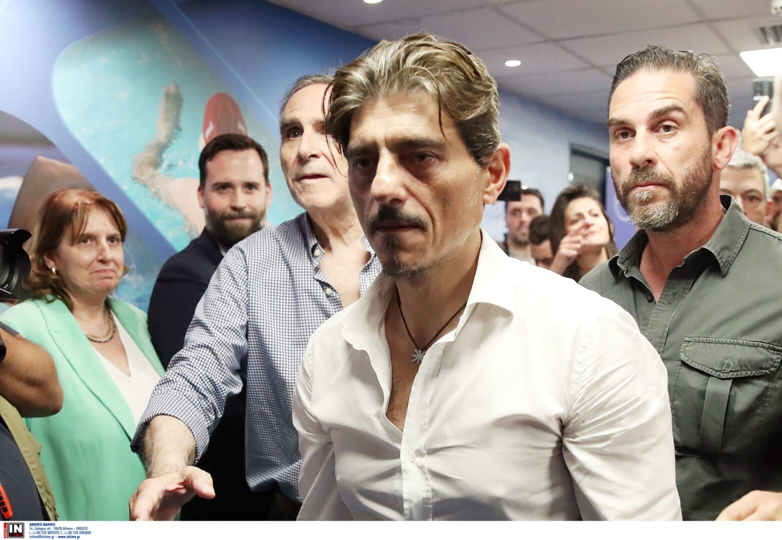 Ο Δημήτρης Γιαννακόπουλος στην προπόνηση του Παναθηναϊκού μετά την ήττα από τον Ολυμπιακό