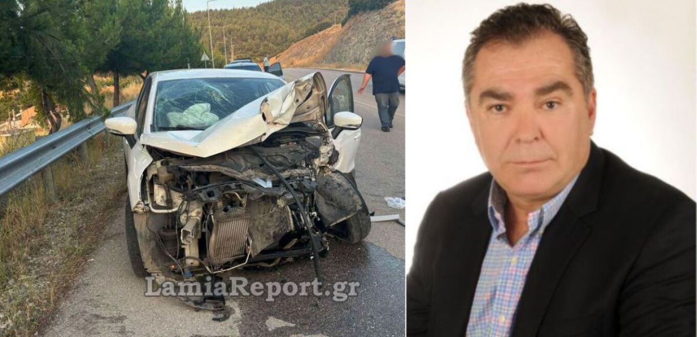 Θρήνος στη Λαμία: Νεκρός ο Αντιδήμαρχος Κώστας Σταυρογιάννης σε τροχαίο