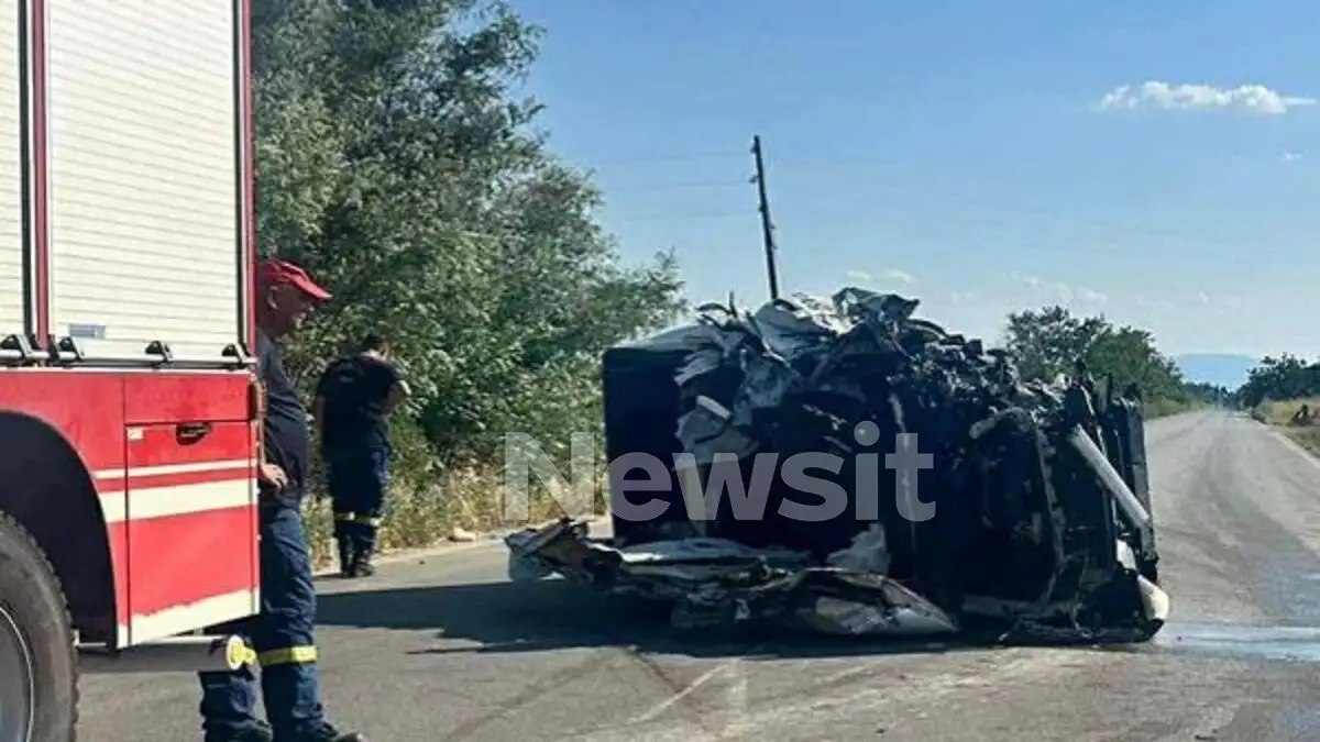 Θεσσαλονίκη – Βέροια: Νεκροί πατέρας και γιος σε τροχαίο στη Χαλκηδόνα