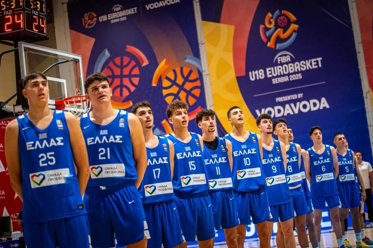 Eurobasket U18: Η Ελλάδα αντιμετωπίζει τη Σλοβενία στους «16»