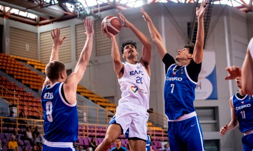 Φανταστική η Εθνική Νέων – Νίκησε την Τσεχία με 107-66 στο EuroBasket U20