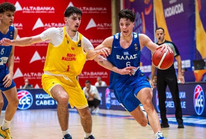 Eurobasket U18: Εντυπωσιακή πρώτη νίκη της Ελλάδας με 83-55 επί των Σκοπίων