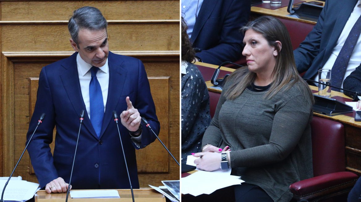 Άγρια αντιπαράθεση Μητσοτάκη – Κωνσταντοπούλου στη Βουλή με βαρείς χαρακτηρισμούς