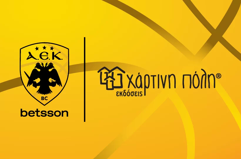 Η ΑΕΚ Betsson ανακοίνωσε συνεργασία με Χάρτινη Πόλη και Όμιλο Νάκα