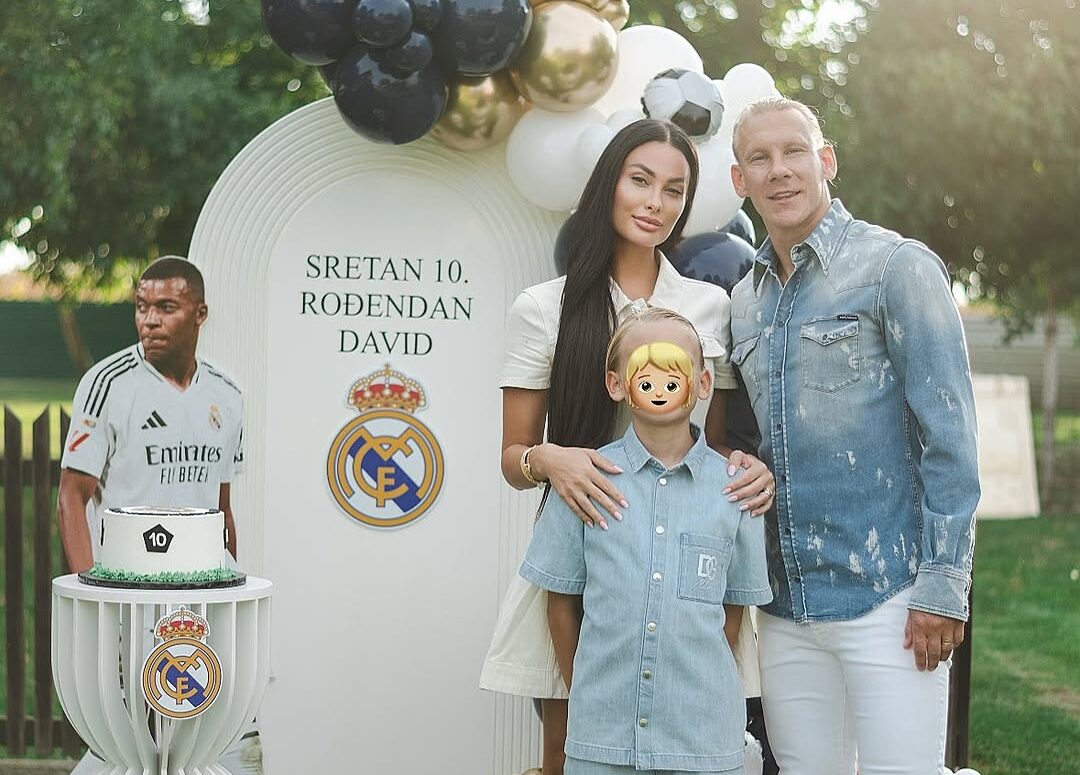 Ντομαγκόι Βίντα: Γιόρτασε τα γενέθλια του γιου του με τούρτα… Εμπαπέ (ΦΩΤΟ)