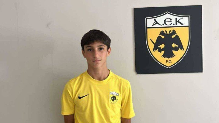 Από τη Ρόδο στην ΑΕΚ Κ15 ο νεαρός Άγγελος Αμπελάς