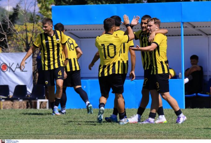 ΑΕΚ Κ19: Νίκη 5-1 επί της ΑΕΛ με πρωταγωνιστή τον Καραργύρη