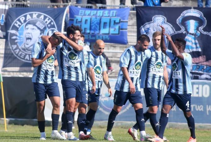 Super League 2: Ο Ηρακλής «άλωσε» την Ευκαρπία και ανέβηκε στην κορυφή του Βορείου Ομίλου