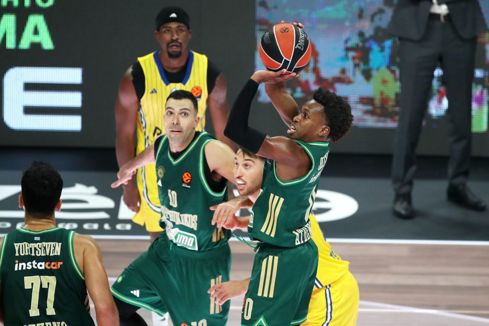 Παναθηναϊκός-Μακάμπι Τελ Αβίβ: Τα στιγμιότυπα του αγώνα (vid)