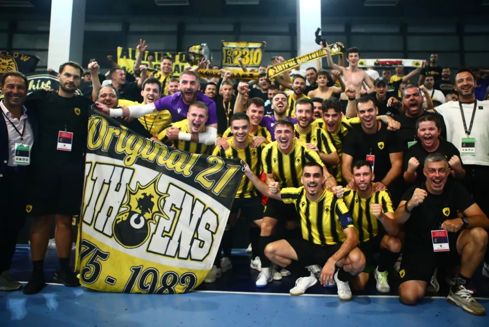 Futsal Ανδρών: Η ΑΕΚ έτοιμη να γράψει ιστορία στην Κατάνια!