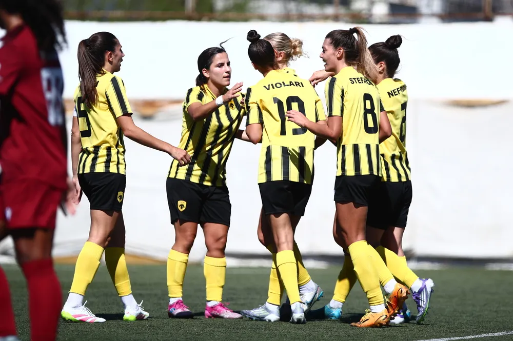 ΑΕΚ Ποδόσφαιρο Γυναικών: Τιμήθηκε στα Εγκαίνια του Δημοτικού Σταδίου Νέας Ιωνίας