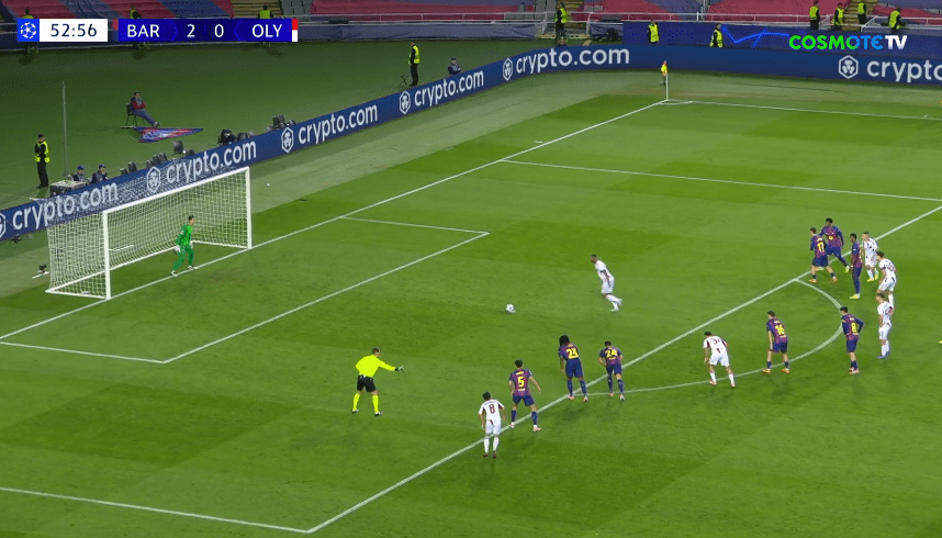 Μπαρτσελόνα – Ολυμπιακός: Πέναλτι του Ελ Κααμπί για το 2-1 (vid)