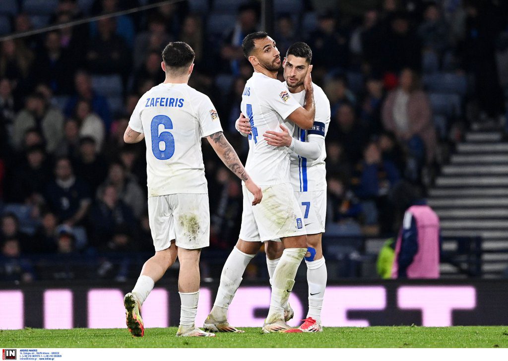 Η ενδεκάδα της Ελλάδας για το ματς με τη Σκωτία