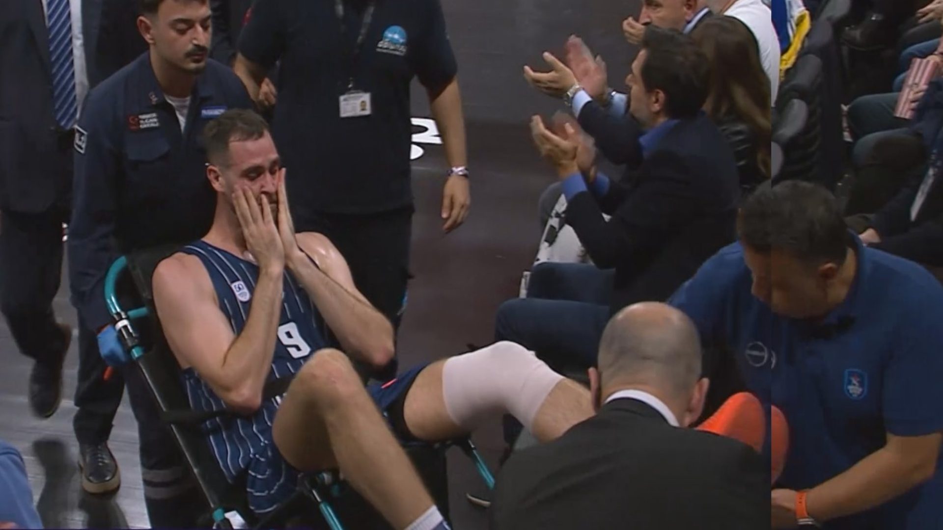 Τραυματισμός-σοκ για τον Γιώργο Παπαγιάννη στο ματς Εφές – Παναθηναϊκός (vid)