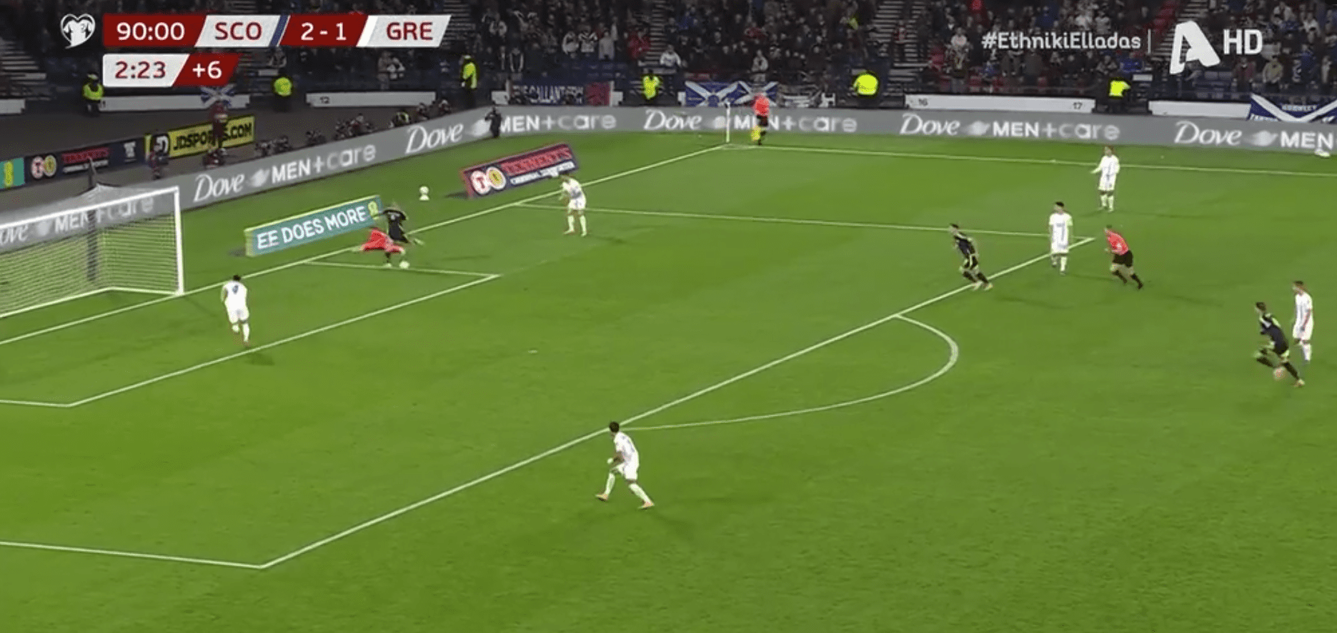 Σκωτία-Ελλάδα: Τεράστιο λάθος του Τζολάκη, 3-1 σε άδειο τέρμα (vid)