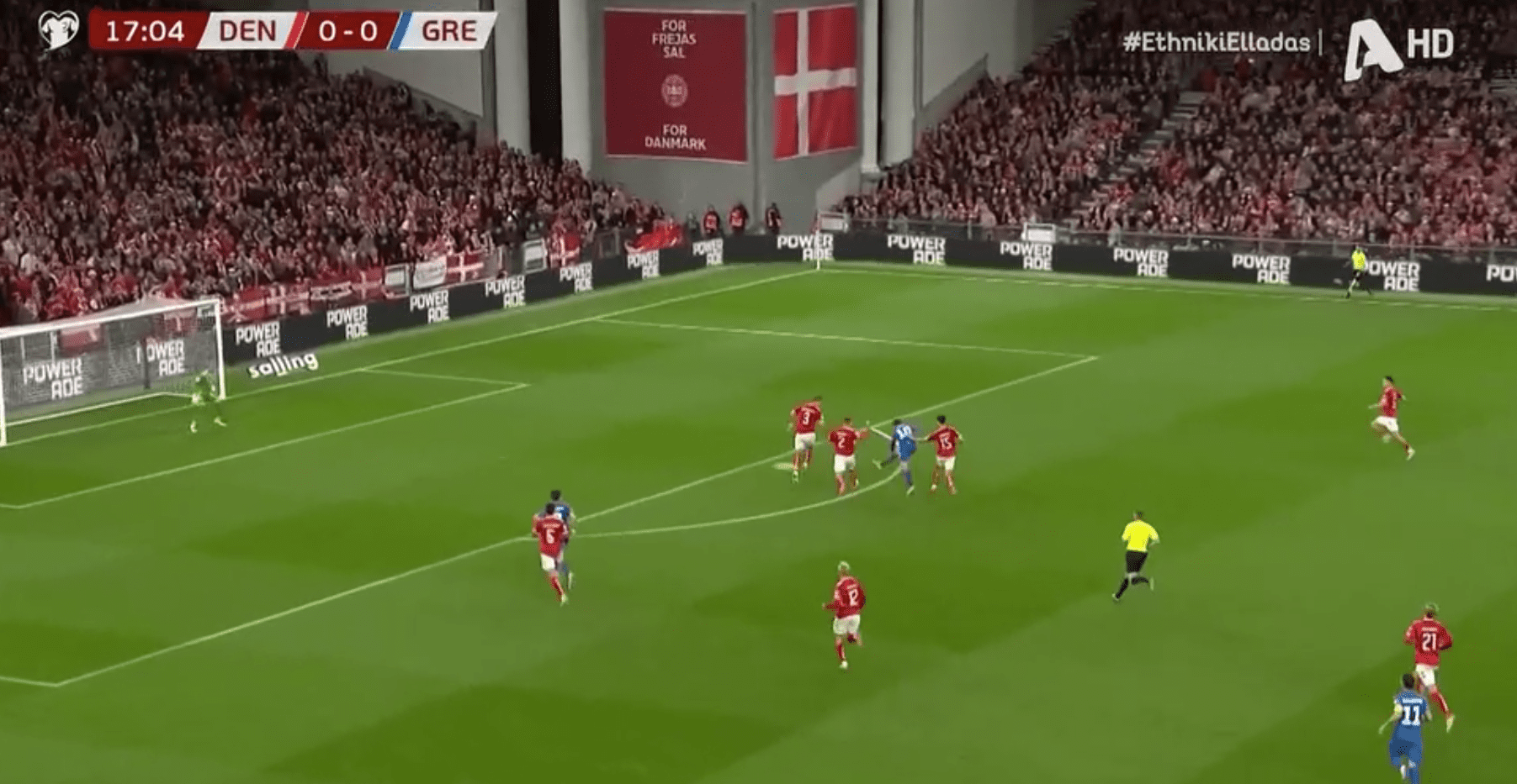 Δανία – Ελλάδα: Ο Τζόλης απείλησε στην αντεπίθεση (vid)