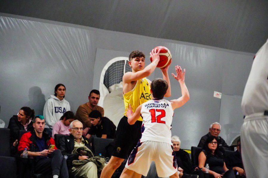 AEK BC Academy: Κυριαρχική εμφάνιση και μεγάλη νίκη των Παίδων με 75-31
