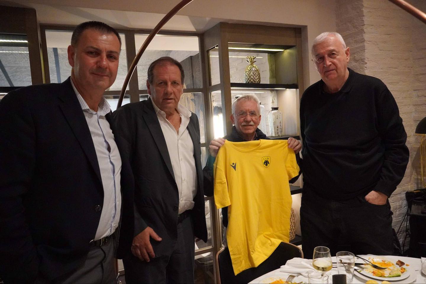 ΑΕΚ Μπάσκετ: Η διοίκηση παρέθεσε δείπνο στην ομάδα πριν το ματς με την VEF Ρίγα (ΦΩΤΟ)