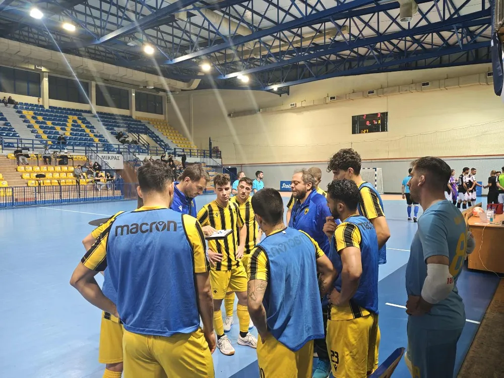 AEK Futsal: Ισοπαλία με τον ΠΑΟΚ στην Θεσσαλονίκη – Σοβαρό διαιτητικό λάθος στα τελευταία δευτερόλεπτα!