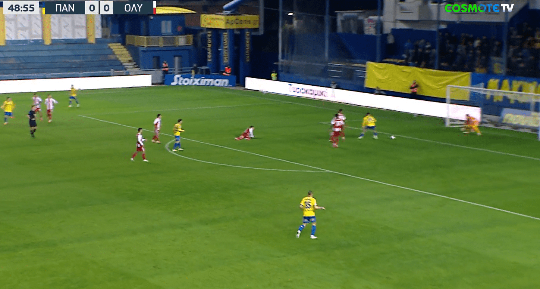 Παναιτωλικός – Ολυμπιακός: Η επέμβαση του Τζολάκη στο τετ α τετ με Άλεξιτς (vid)