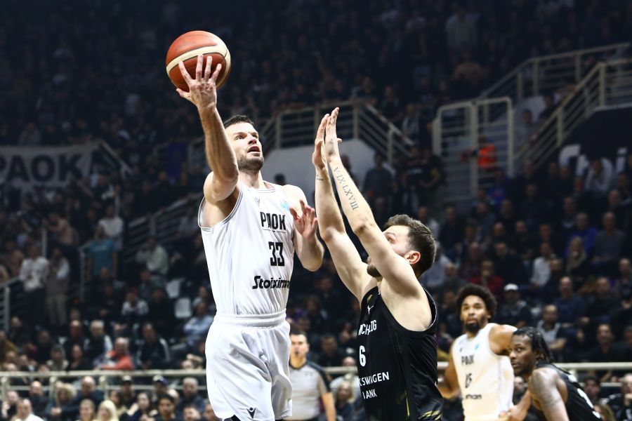 Προκρίθηκε πρώτος ο ΠΑΟΚ στους «16» του FIBA Europe Cup μετά από νίκη επί της Μπράουσνβαϊγκ