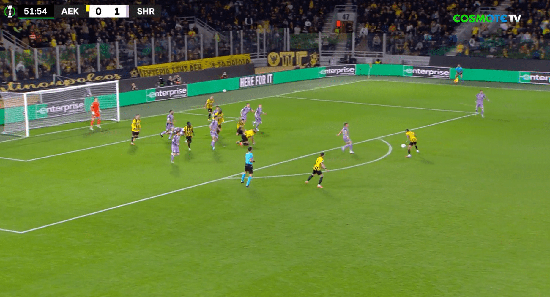 ΑΕΚ – Σάμροκ Ρόβερς: Ο Πινέδα απείλησε, αλλά η μπάλα κόντραρε (vid)