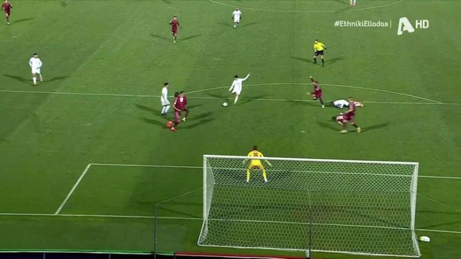 Λευκορωσία – Ελλάδα: Άγγιξε το γκολ η Γαλανόλευκη – Η μεγάλη στιγμή του Ζαφείρη (vid)