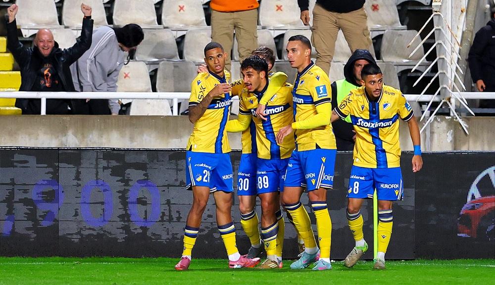 Δύο γκολ από Κούτσακο και Ντράζιτς έδωσαν τη νίκη στον ΑΠΟΕΛ επί του Άρη Λεμεσού (vid)