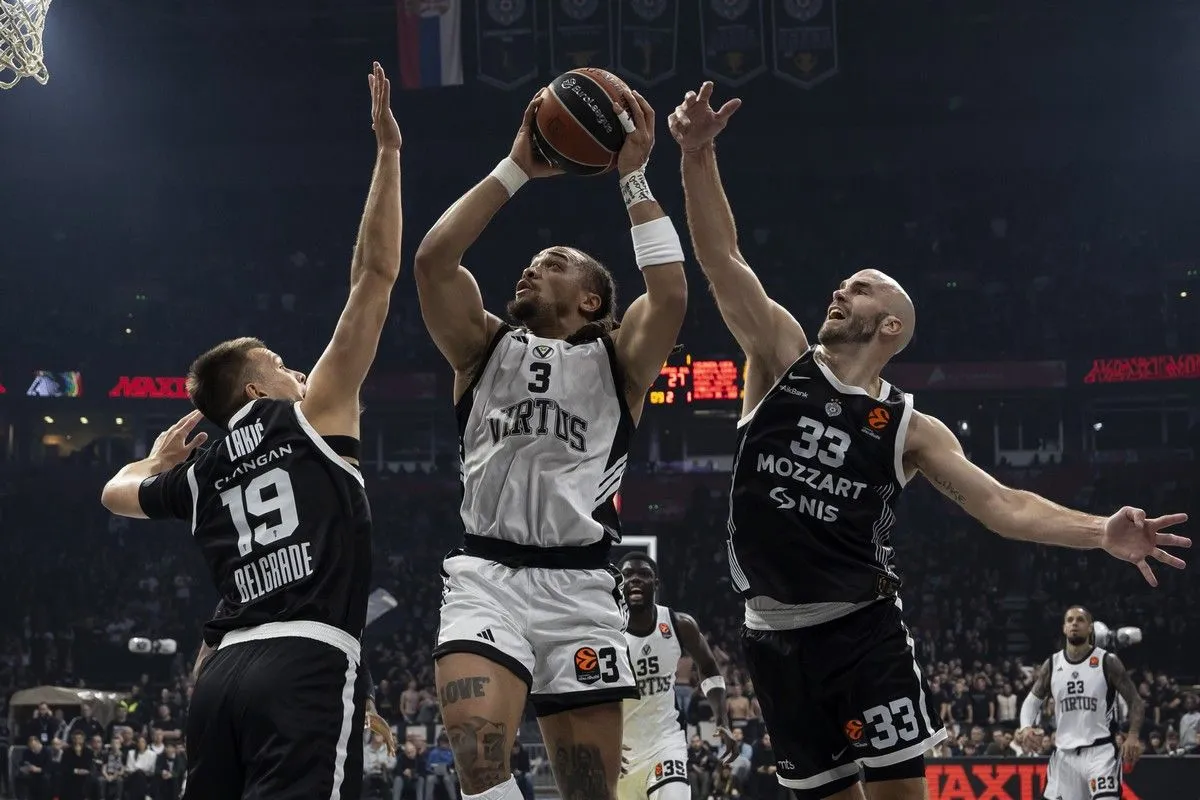 EuroLeague: Επίδειξη δύναμης της Βίρτους με 86-68 επί της Παρτίζαν