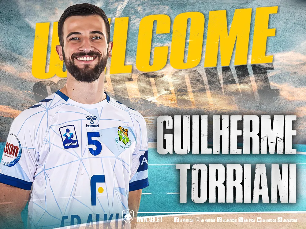 Χάντμπολ Ανδρών: Ανακοίνωσε την απόκτηση του Γκιγιέρμε Τοριάνι η ΑΕΚ