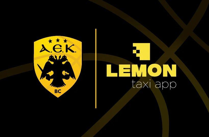 ΚΑΕ ΑΕΚ: Το Lemon Taxi App νέος χορηγός της «Βασίλισσας» – Από σήμερα στη SUNEL Arena!
