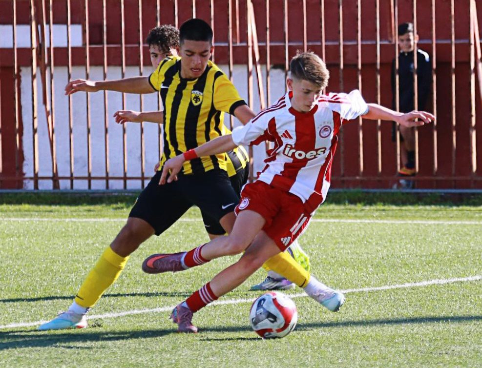 ΑΕΚ Κ15: Δείτε εικόνες από την εκτός έδρας αναμέτρηση με τον Ολυμπιακό (ΦΩΤΟ)