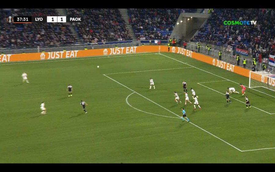 Λυών – ΠΑΟΚ: Η χαμένη ευκαιρία του Ζίβκοβιτς (vid)