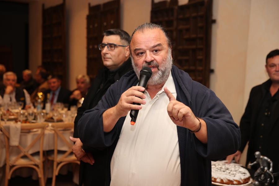 Ο Μάριος Ηλιόπουλος στην κοπή πίτας της ΕΠΣ Ανατολικής Αττικής