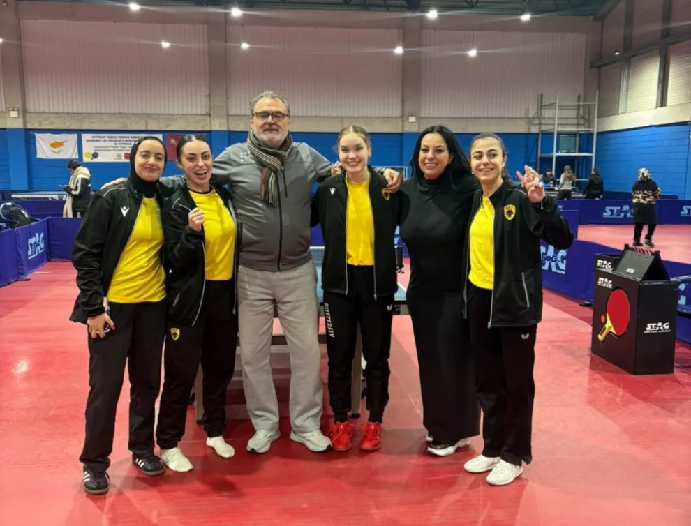 Τεράστια επιτυχία: Η ΑΕΚ προκρίθηκε στην Τελική Φάση του Europe Trophy στο πινγκ πονγκ!