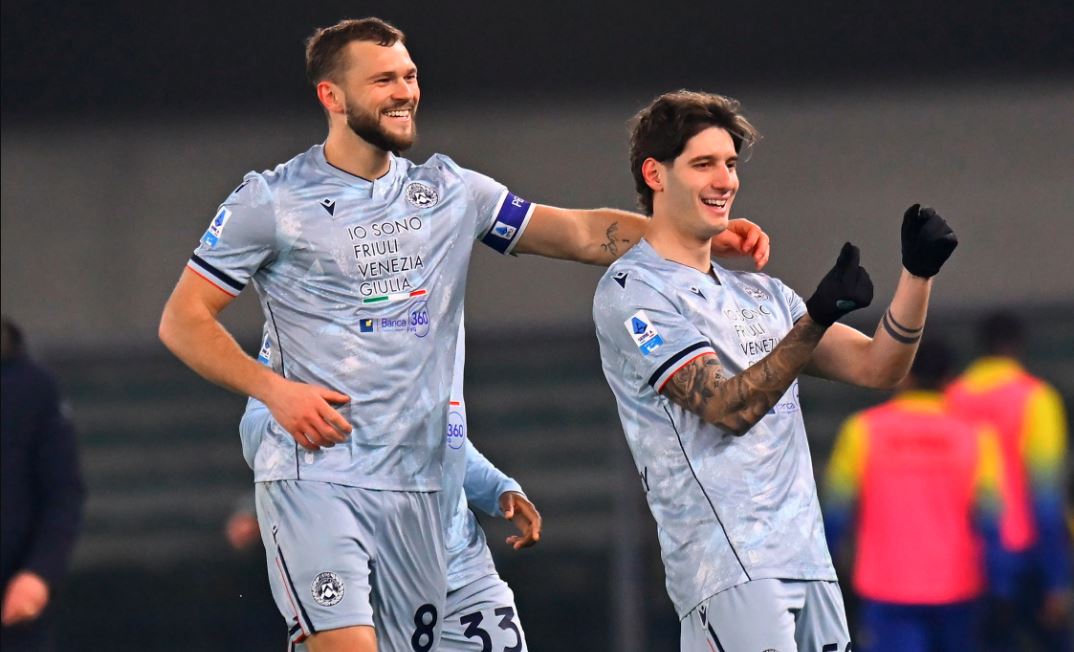 Serie A: Η Ουντινέζε «βύθισε» τη Βερόνα στο Bentegodi (vid)