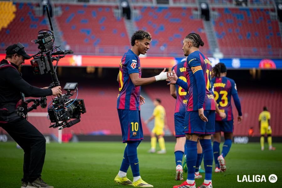 La Liga: Ο Γιαμάλ «διέλυσε» τη Βιγιαρεάλ και κράτησε μόνη πρώτη την Μπαρτσελόνα!